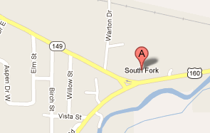 Map of Kingdom Family in South Fork, CO